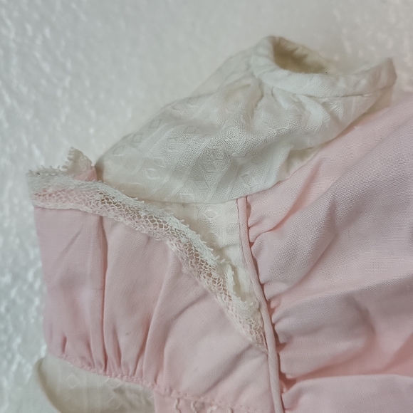 Vintage Baby Girl 2pc Dress and Diaper Cover - Picture 3 of 9